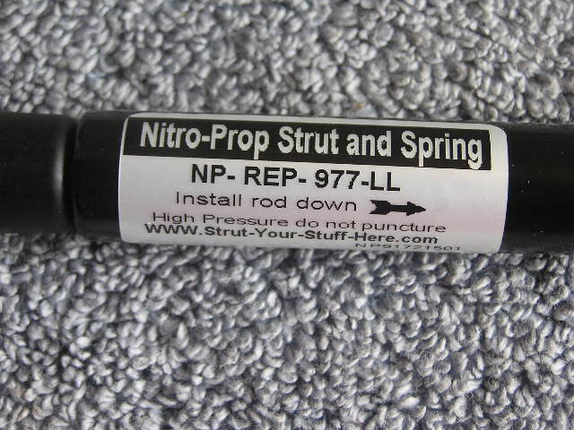 Safety LOCKING Strut Shock Lid Support REP Knaack Storage Master Box Mod 90