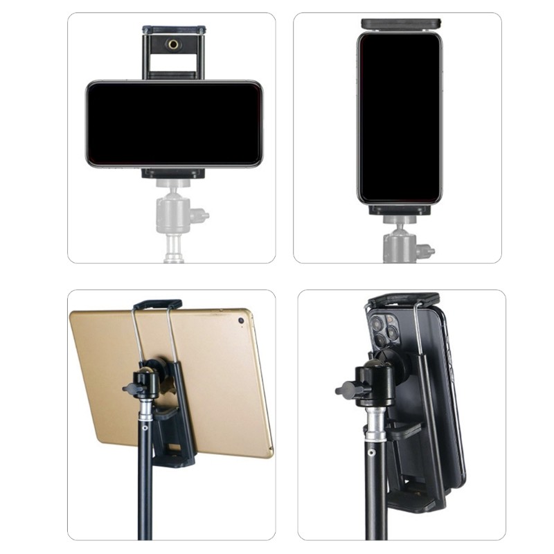 Multifunction Tablet Phone Mount for Live Streaming Vloggings Hands Easy