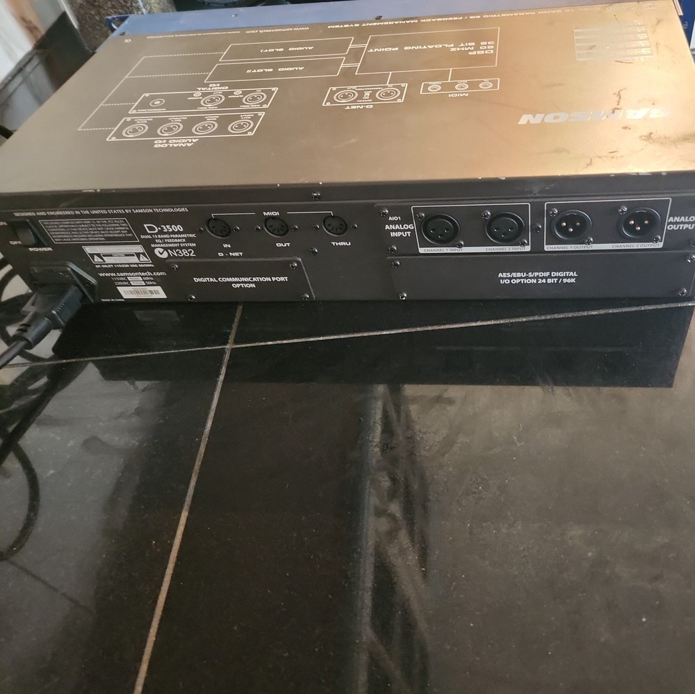 SAMSON D-3500 🌈RaRe🌈 Parametric Equalizer/feedback management system