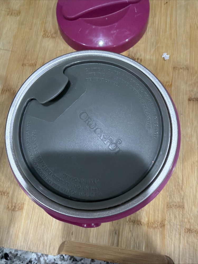 Purple Mini crock pot for home or work *