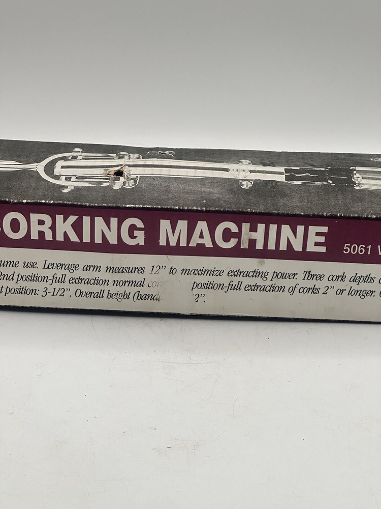 Franmara Professional Uncorking Machine Zeus 12” Leverage Arm Wall Mount