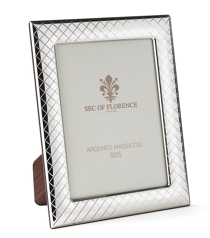 925 Solid Silver Frame Elegant Bright Line 13×18 * 7241