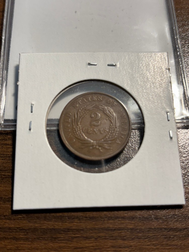 1868-P Two Cent Piece 2C EXTRA FINE (XF)