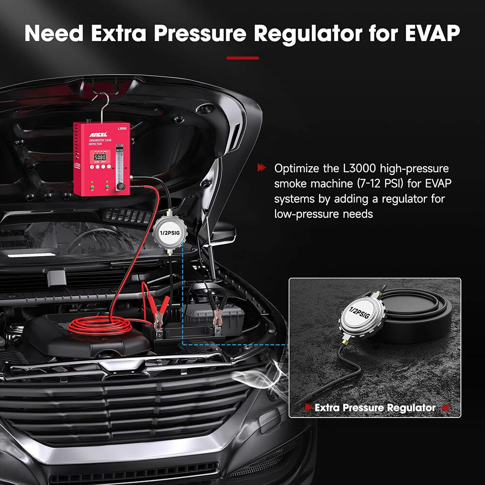 Professional ANCEL Automotive Smoke Machine Leak Detector Steady Temp Control