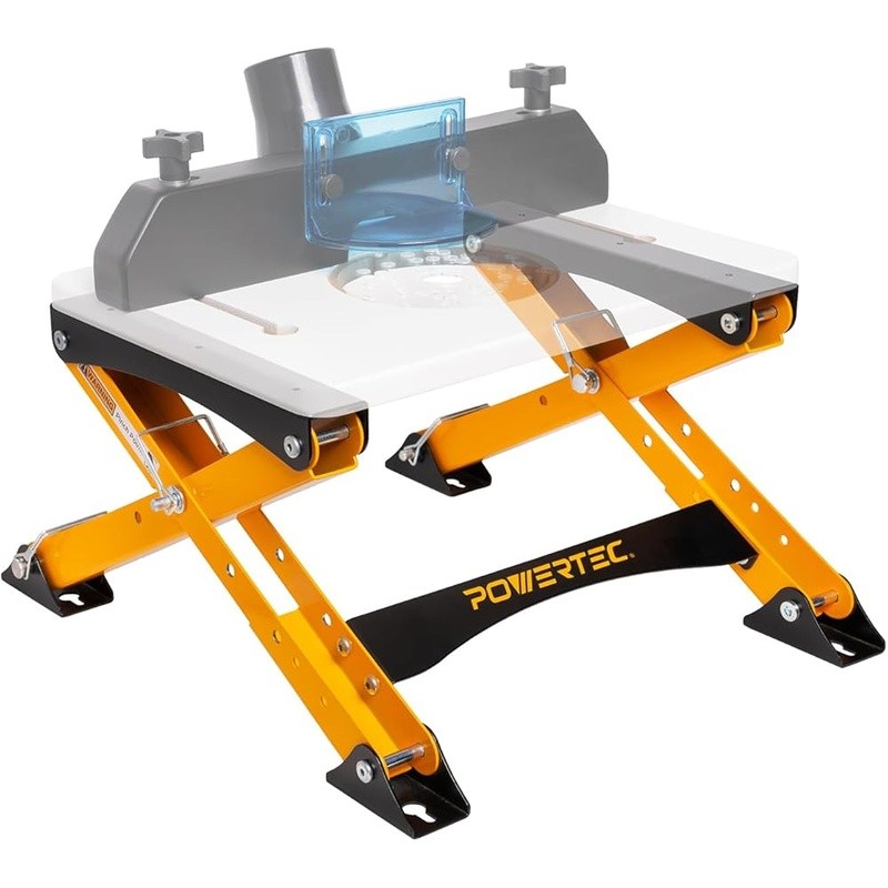 Folding Stand Router Tables Adjustable Height Wall Mount Quick Setup Drill Guide