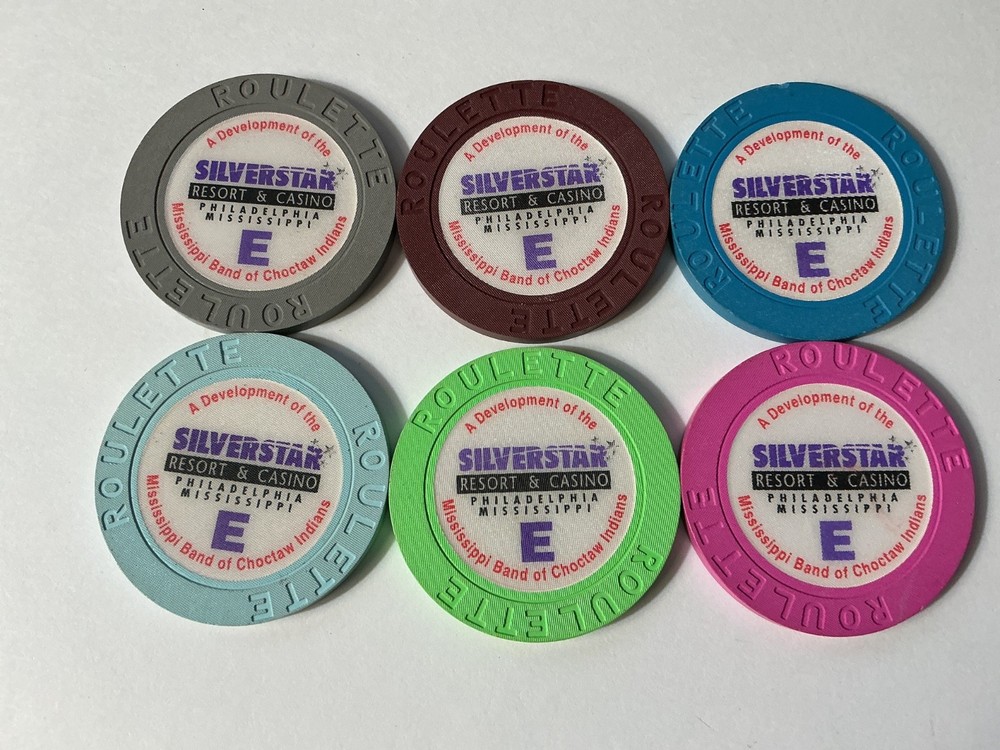 Silverstar, Philadelphia, MS roulette chips