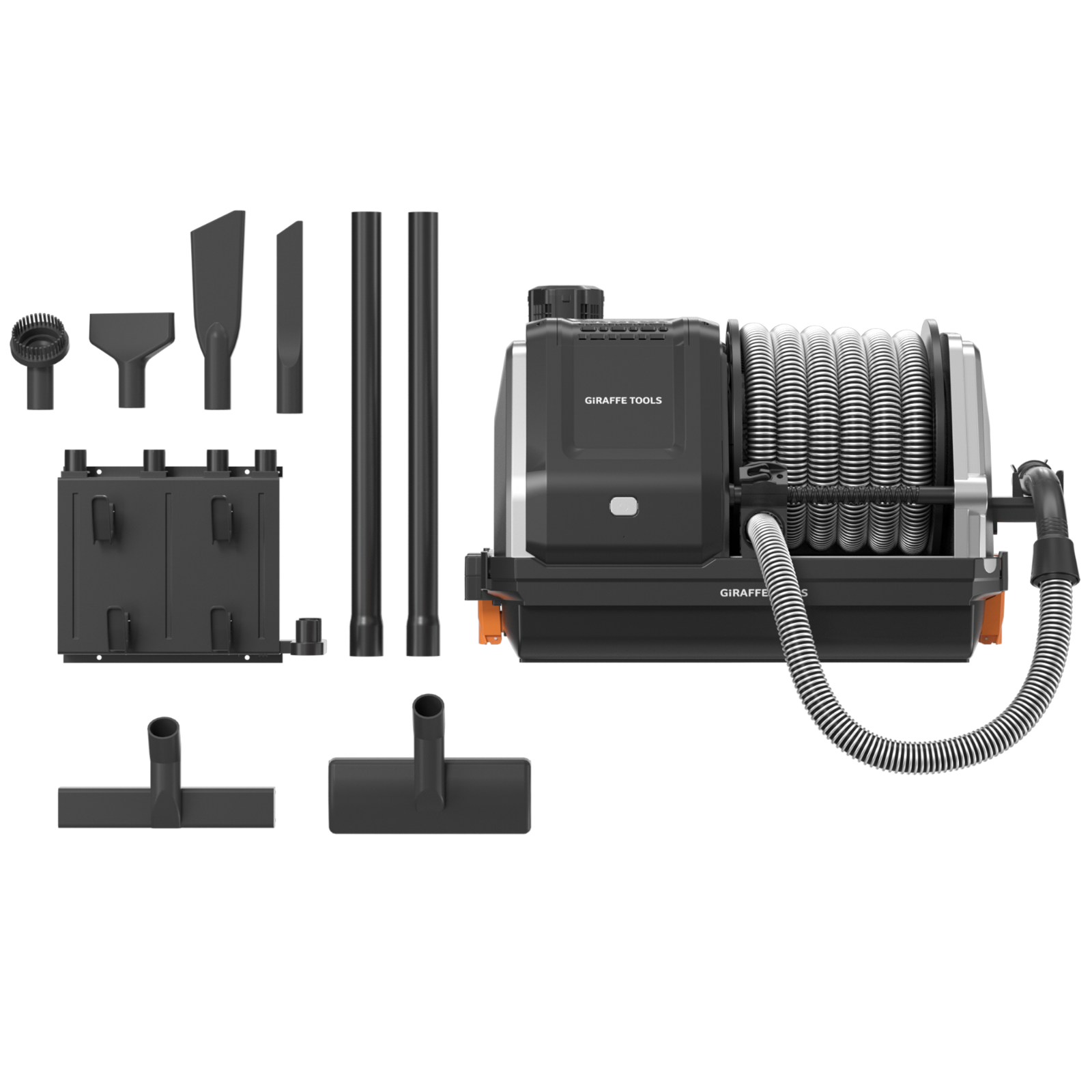 Giraffe Tools Wet Dry Vacuum Cleaner with 30FT Retractable Hose Wall-mounted NEW