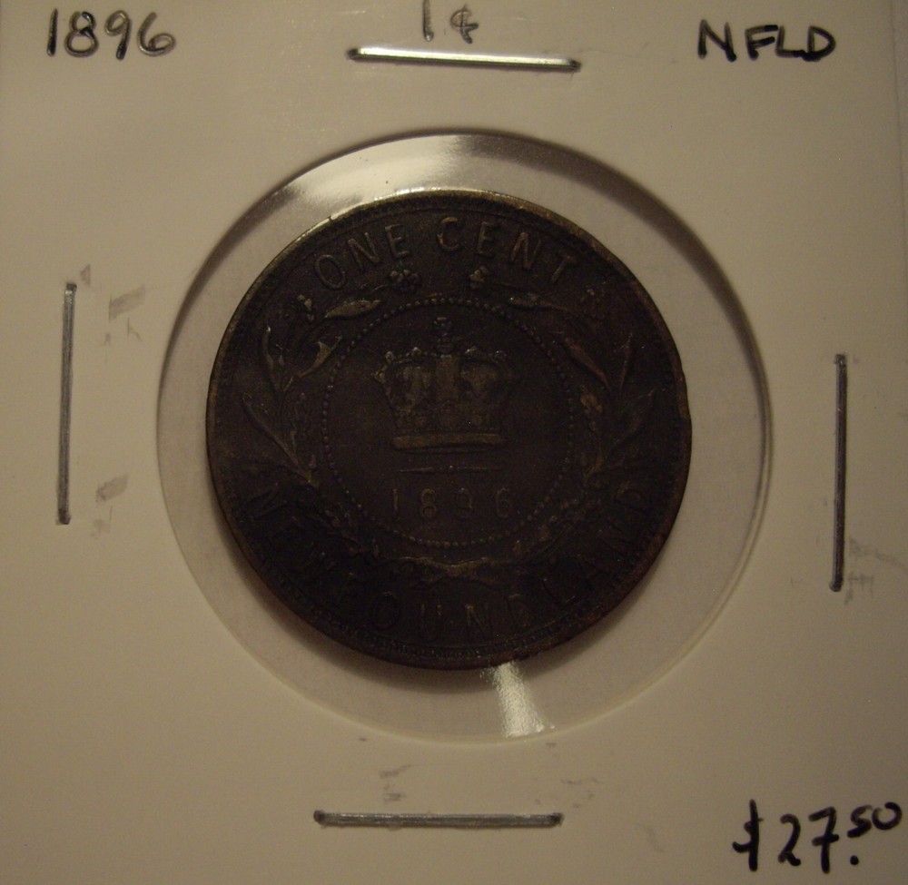 Canada Newfoundland 1896 Large Cent