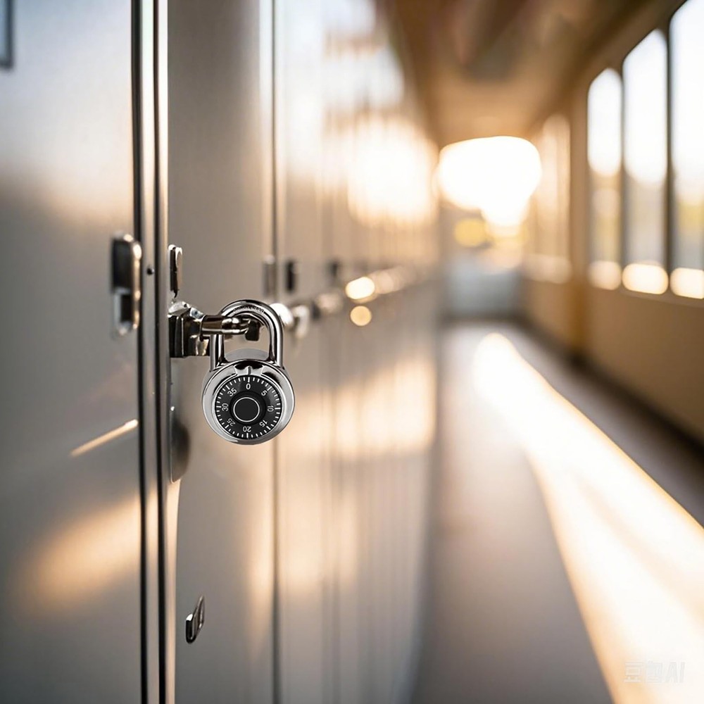 Combination Padlock 48 Pack, Fixed Dial Combination Padlock with Different Co...