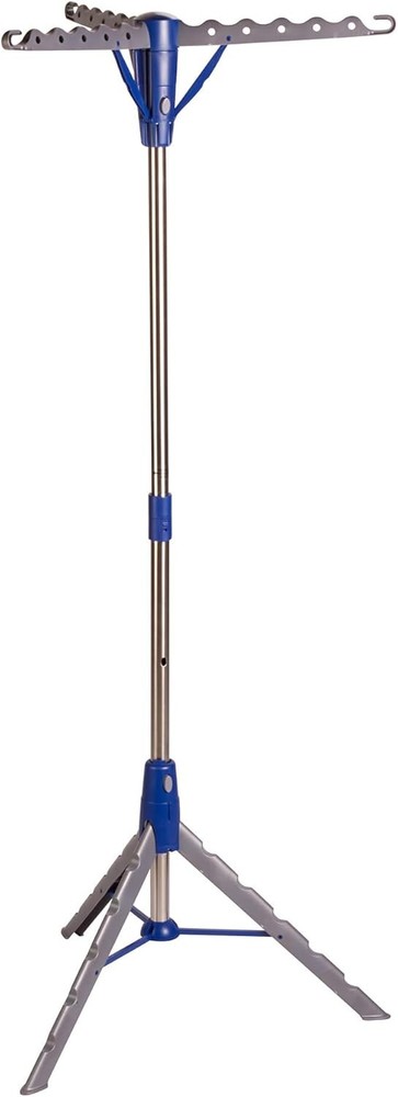 Steel Tripod 64-Inch Folding Clothes Drying Rack – Space-Saving Collapsable C...