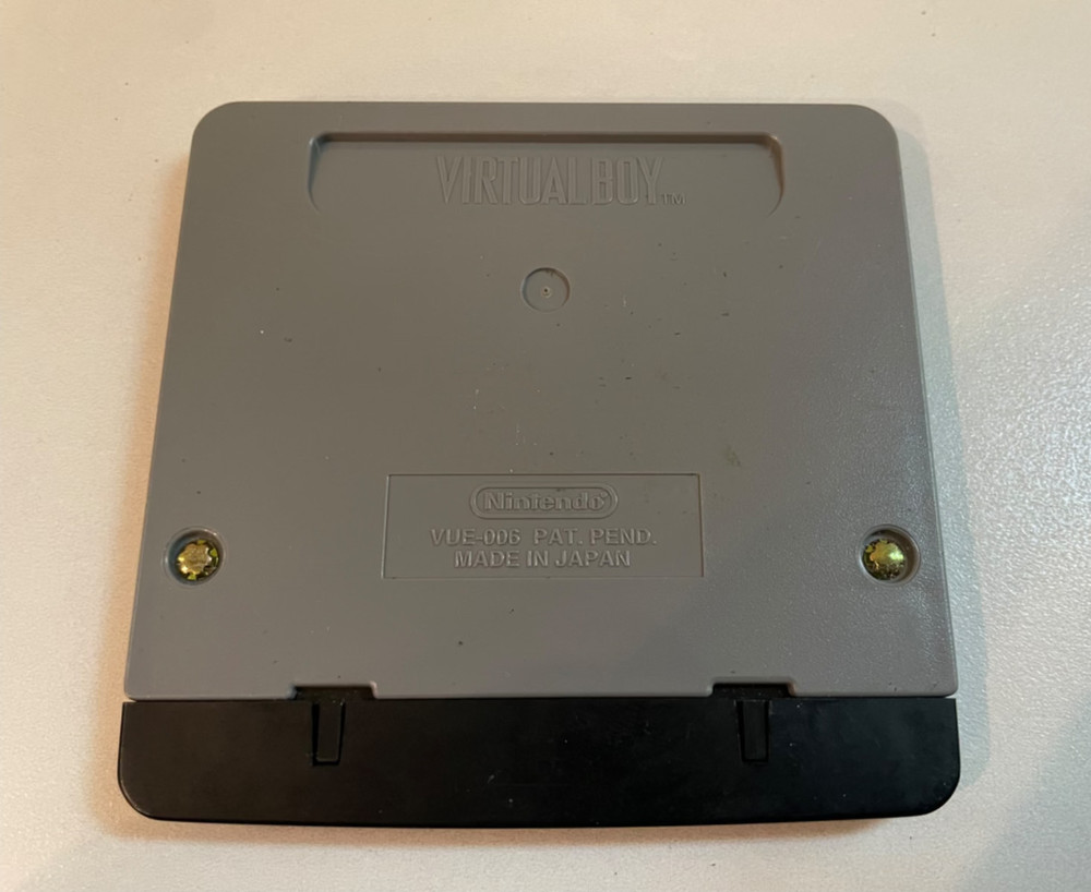 Nintendo Virtual Boy System (SOLDER FIXED), Blockbuster Case, Mario Tennis