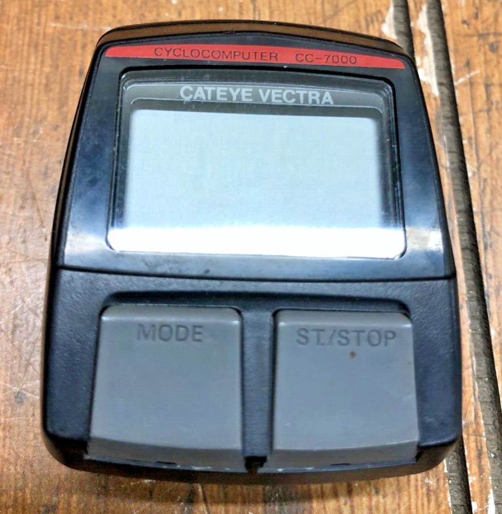 Vintage Cateye Vectra Cyclo Computer Model cc-7000 Bicycle Computer Untested
