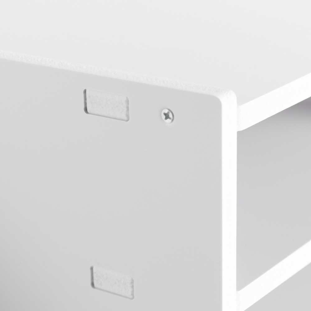 Durable Desktop File Organiser with 4 Storage Compartments, Stable Mortise &