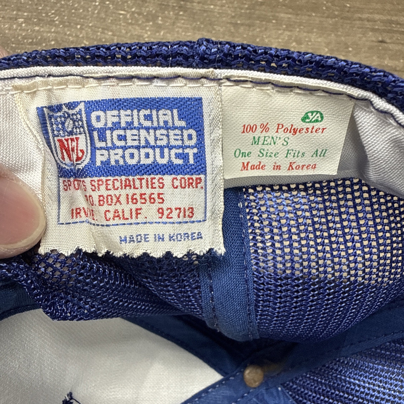 INDIANAPOLIS COLTS SPORTS SPECIALTIES 80S 90S SNAPBACK GOLF HAT CAP VINTAGE