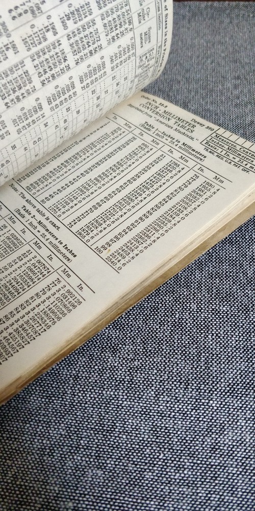 1959 Lefax Machinist Data Sheets VTG Concise and Comprehensive Data