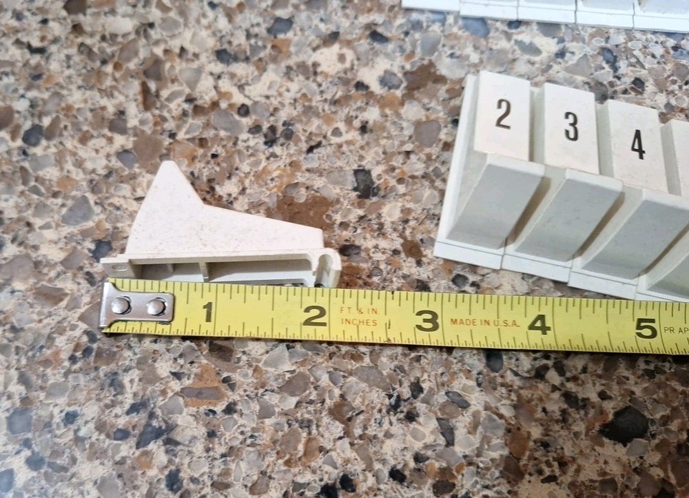 Unknown Jukebox Selection Buttons White Plastic