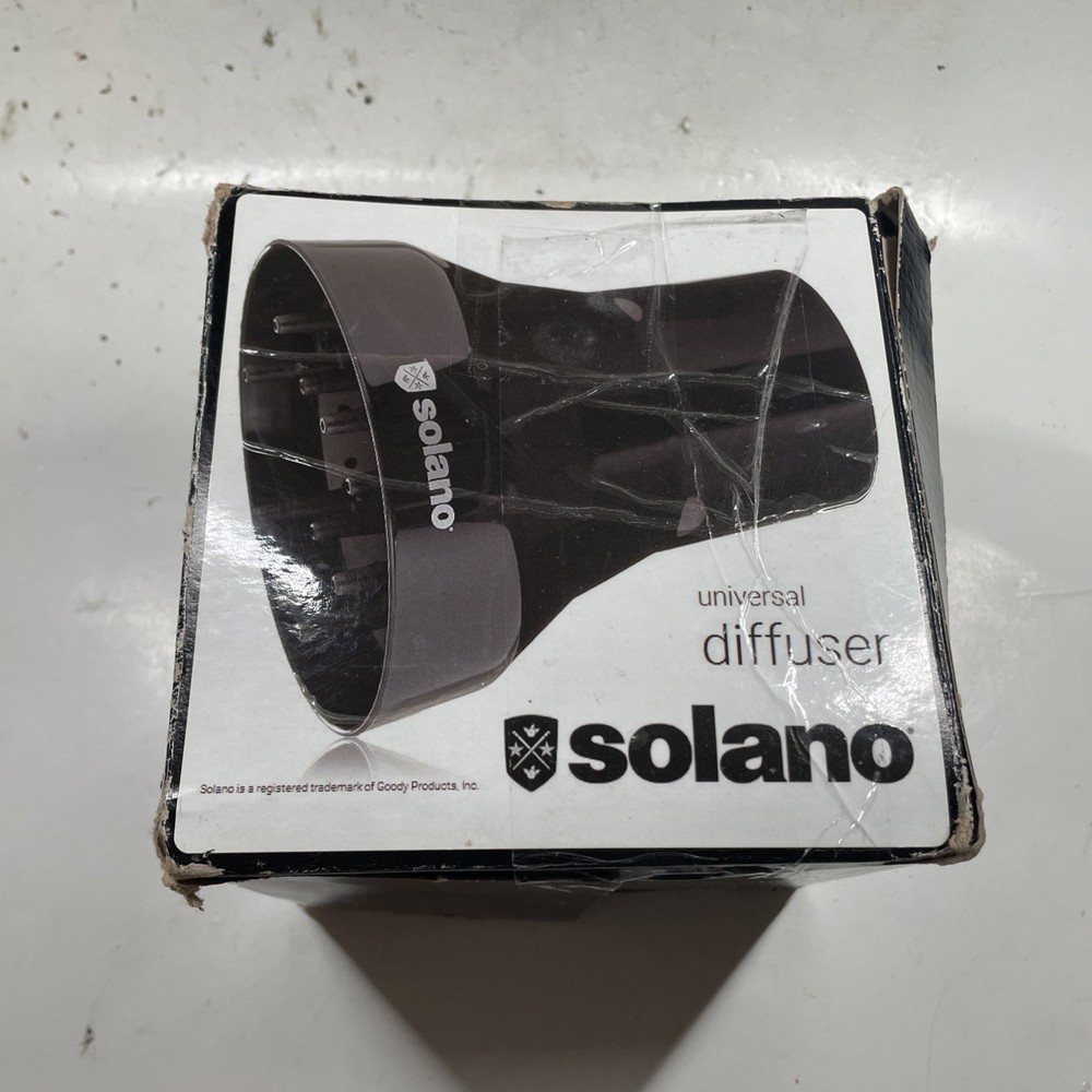 Solano Universal Finger SoftStyler Diffuser Brand New In An Opened Box