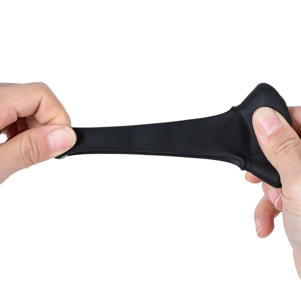 Silicone Ball Stretcher Enhancer Squeeze Scrotum Testicle Ring Delay Ejaculation