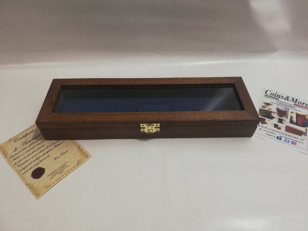 Wood Display Case For Knives Coins