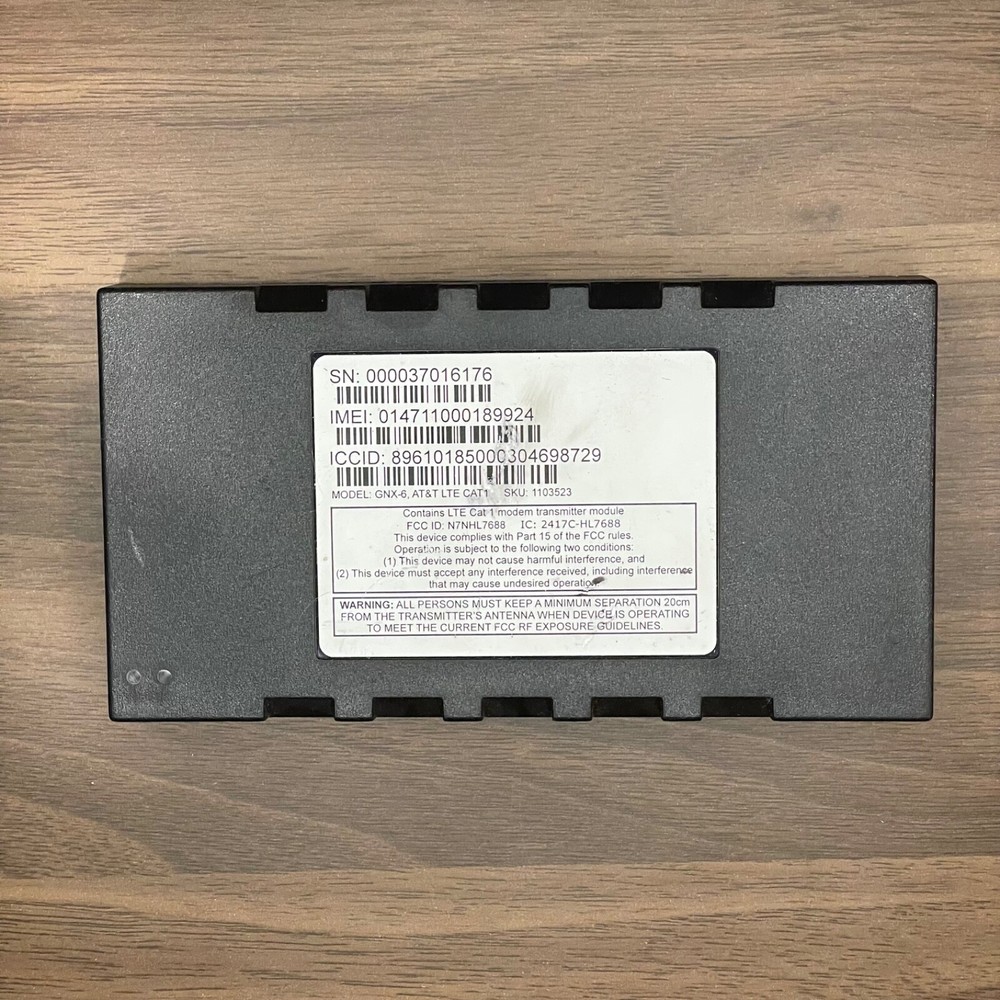 GNX-6 ATT LTE CAT1 GPS Tracking Unit Only