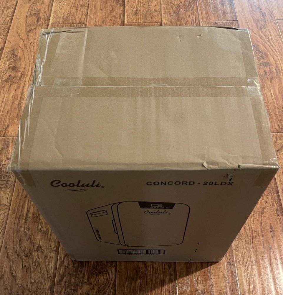 Cooluli Mini Fridge 20 Liter with Temperature Control White