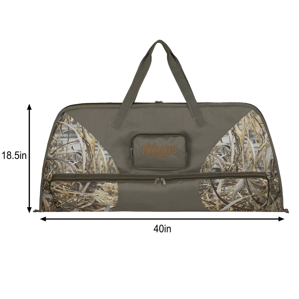 Compound Bow Case, Camo Soft Bow Case with Thick Protective Foam Padding for ...