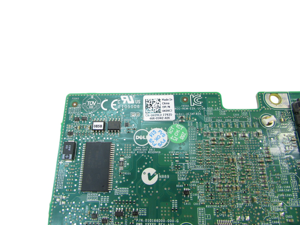 Dell K09CJ H310 Mini RAID Controller Monolithic PERC 6Gbps Mono Card