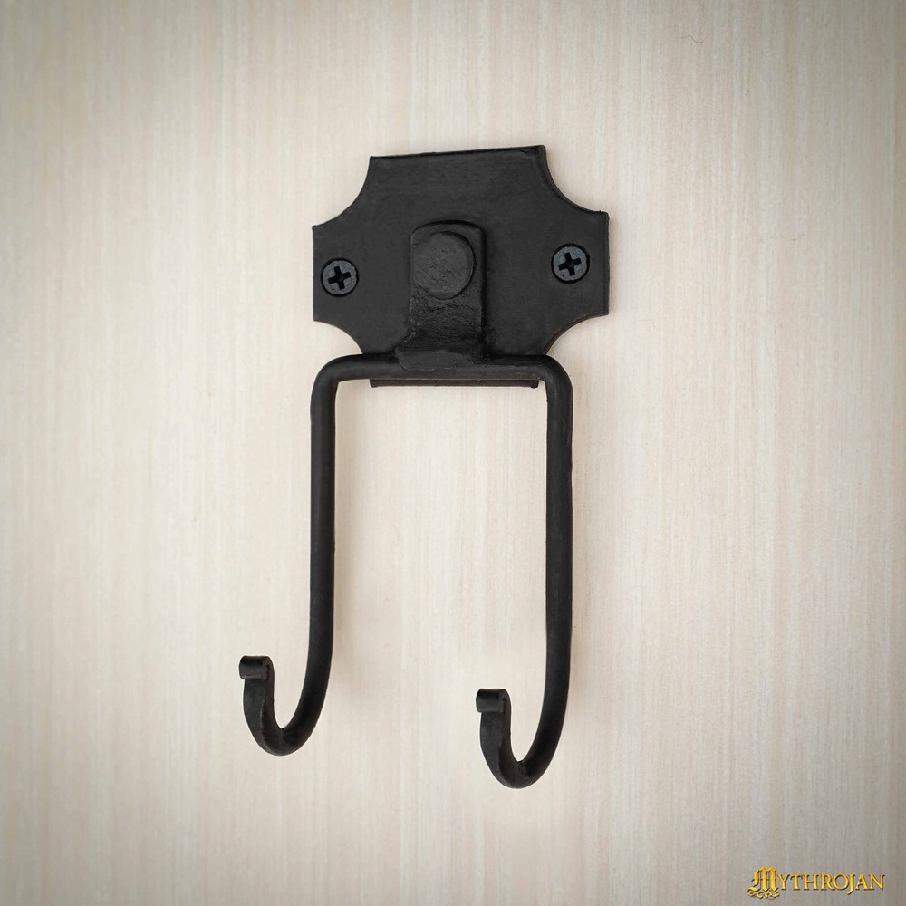 Universal Sword Holder Single Vertical Wall Display Metal Hand forged Accessory