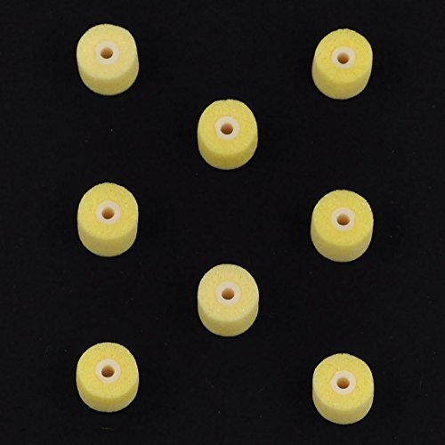 8 YELLOW Ear bud Tips Foam for SHURE SE215 SE425 SE535 SE846 Earphones Headphone
