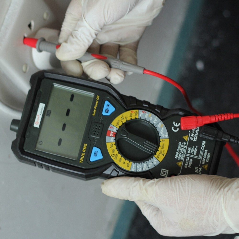 BSIDE ADM08D Multimeter LCD Screen Multi Functional With Test Lead USA