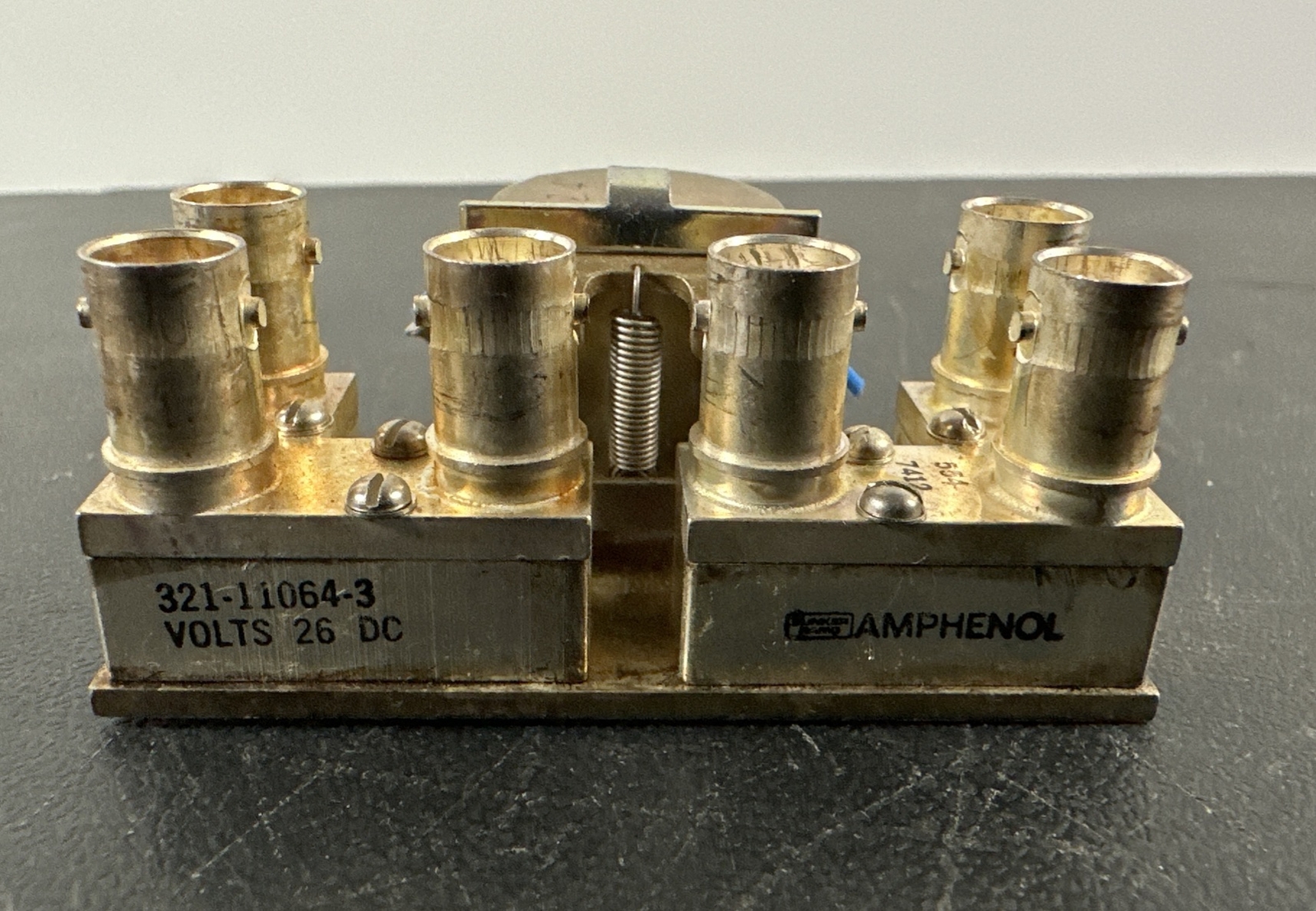 321-11064-3 Amphenol BNC DPDT Coaxial Relay 26VDC. RF 6PDT Relay