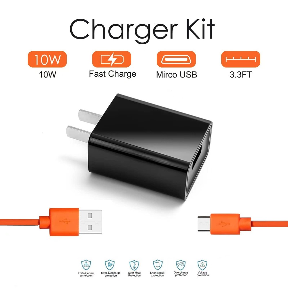 Fast Wall Charger Charging Cable Cord & Replacement Ring Doorbell Screwdriver...