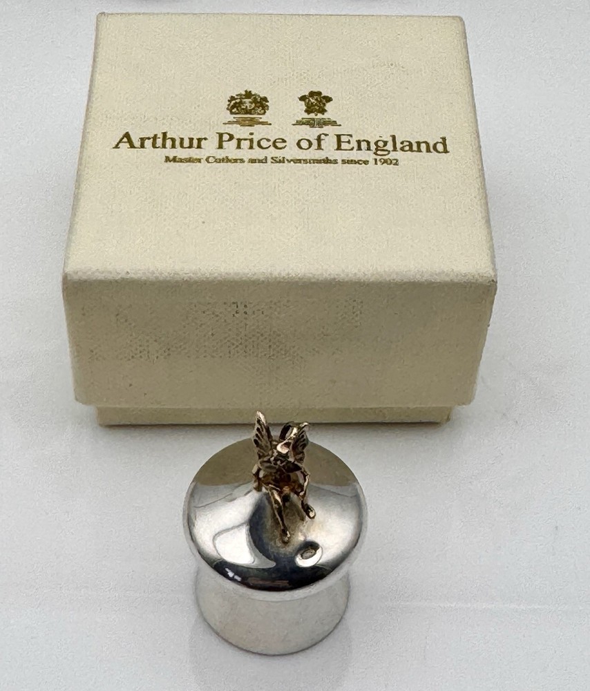 Arthur Price Sheffield 2004 Sterling Silver Tooth fairy/pixie Keepsake Box 15g