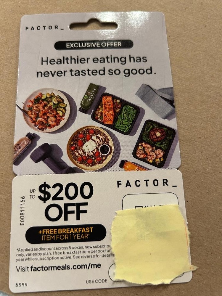 Factor go.factor75.com $200 Off Code Meals Delivered!! Free Shipping