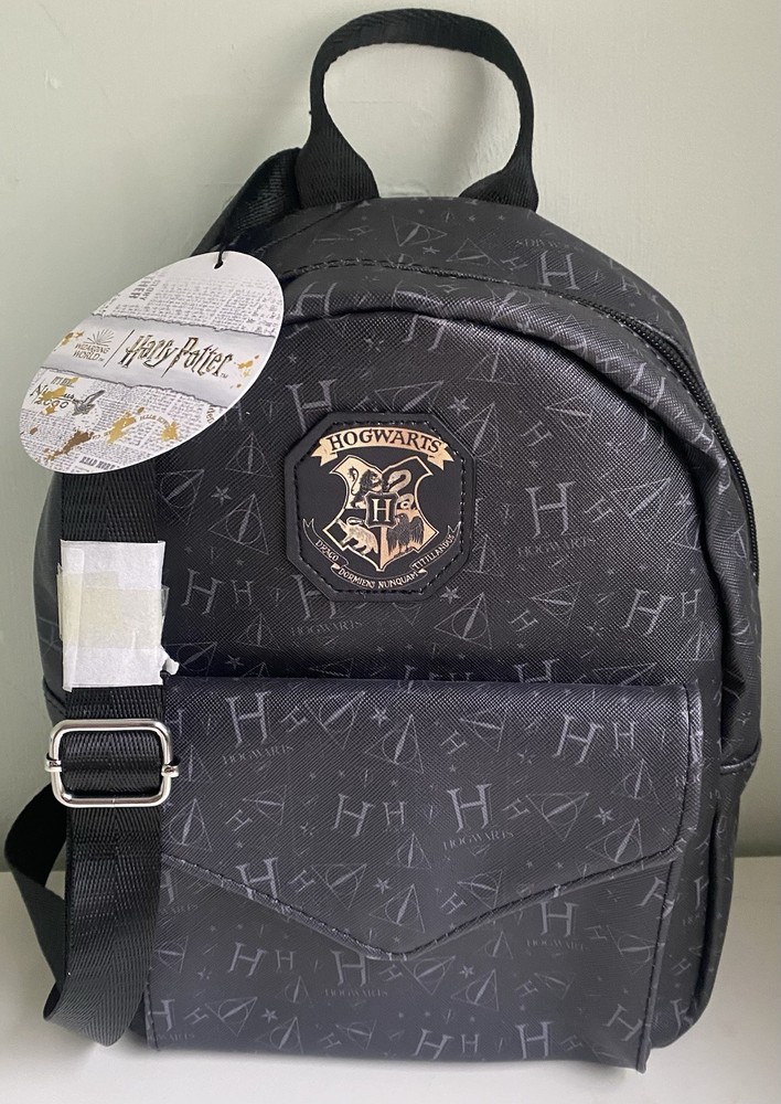 Hogwarts Harry Potter Wizarding World Small Backpack Brown New With Tags