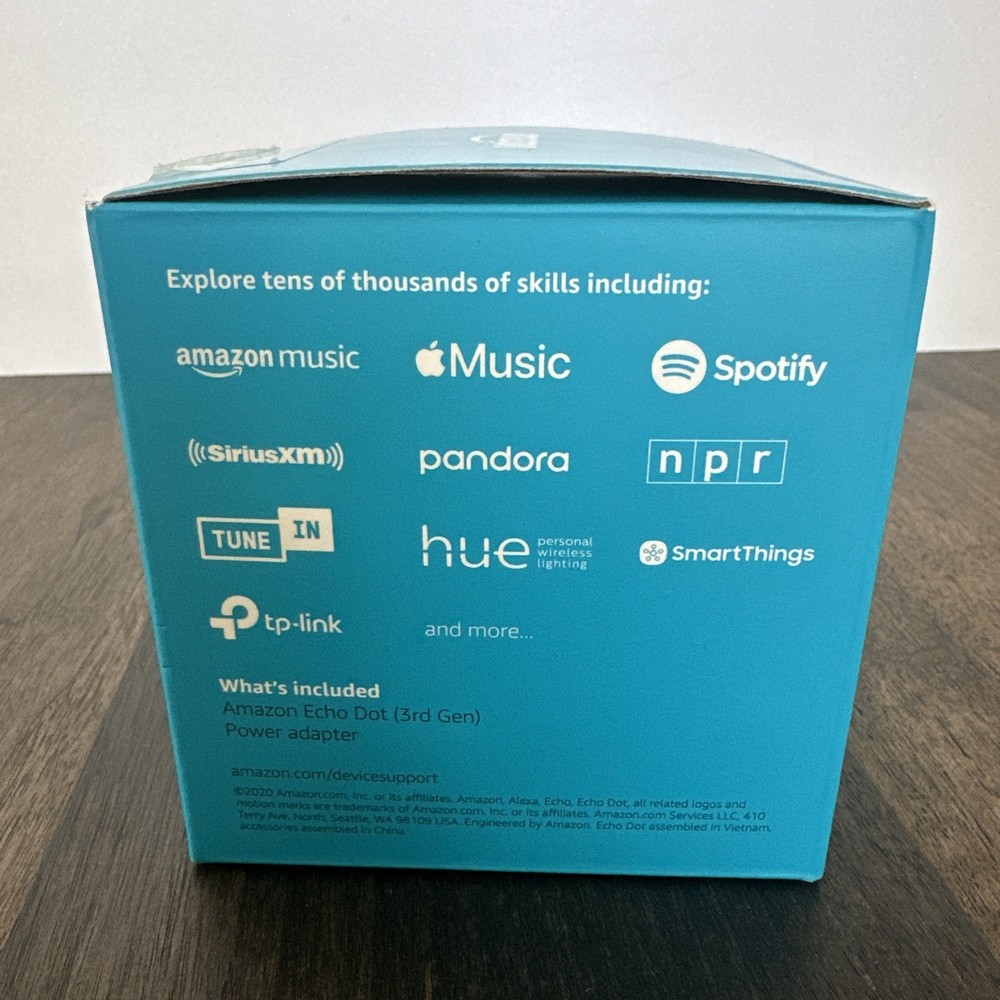 Amazon Echo Dot (3rd Generation) Smart Speaker with Alexa - Charcoal