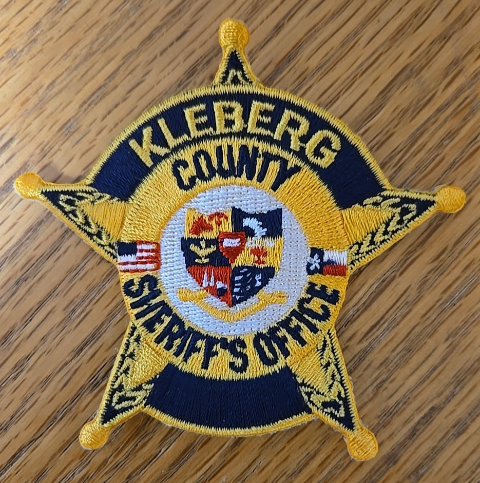 KLEBERG COUNTY TEXAS small SHERIFF POLICE PATCH