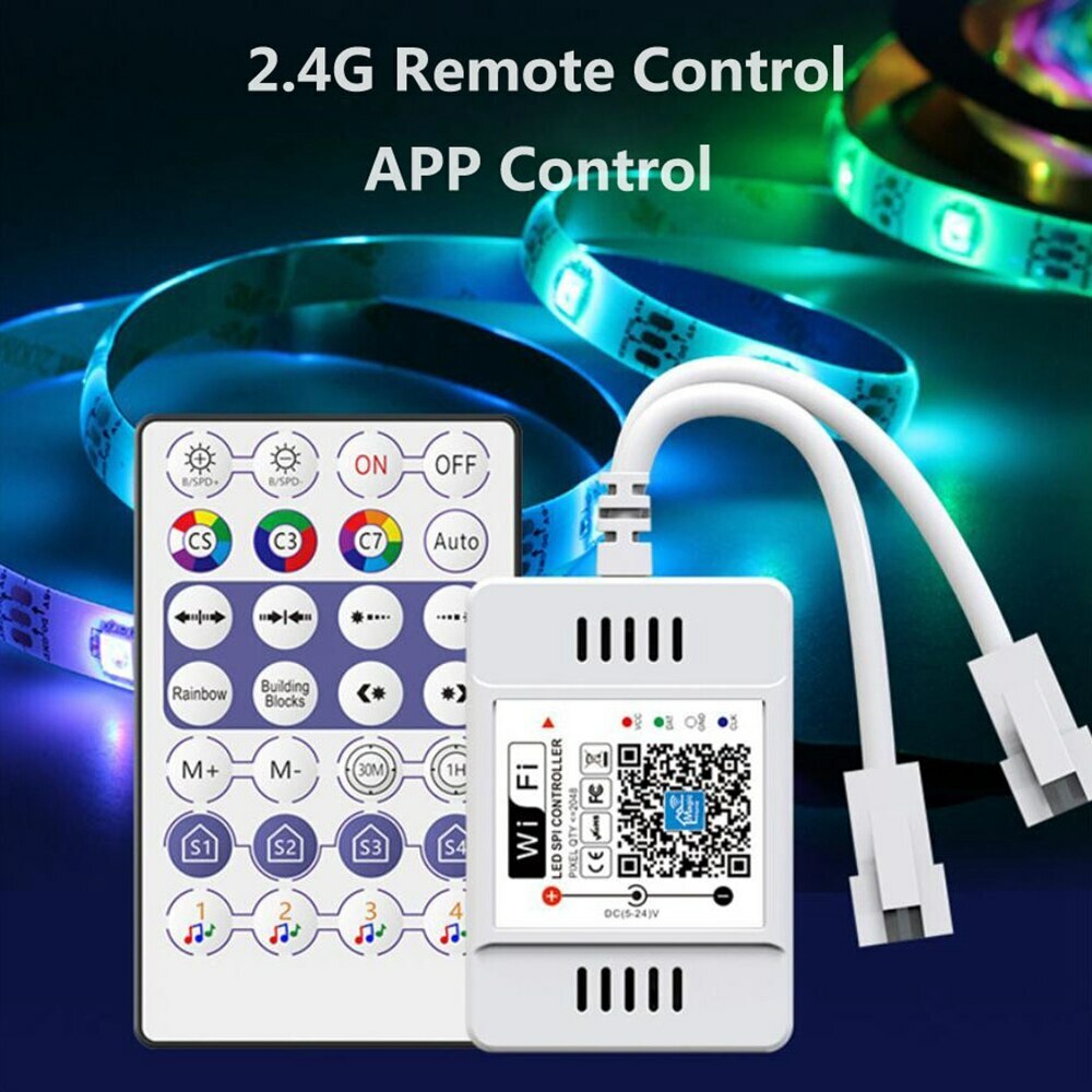 DC5-24V Magic Home WiFi RGB Pixels LED Controller Compatible Alexa/Google Home