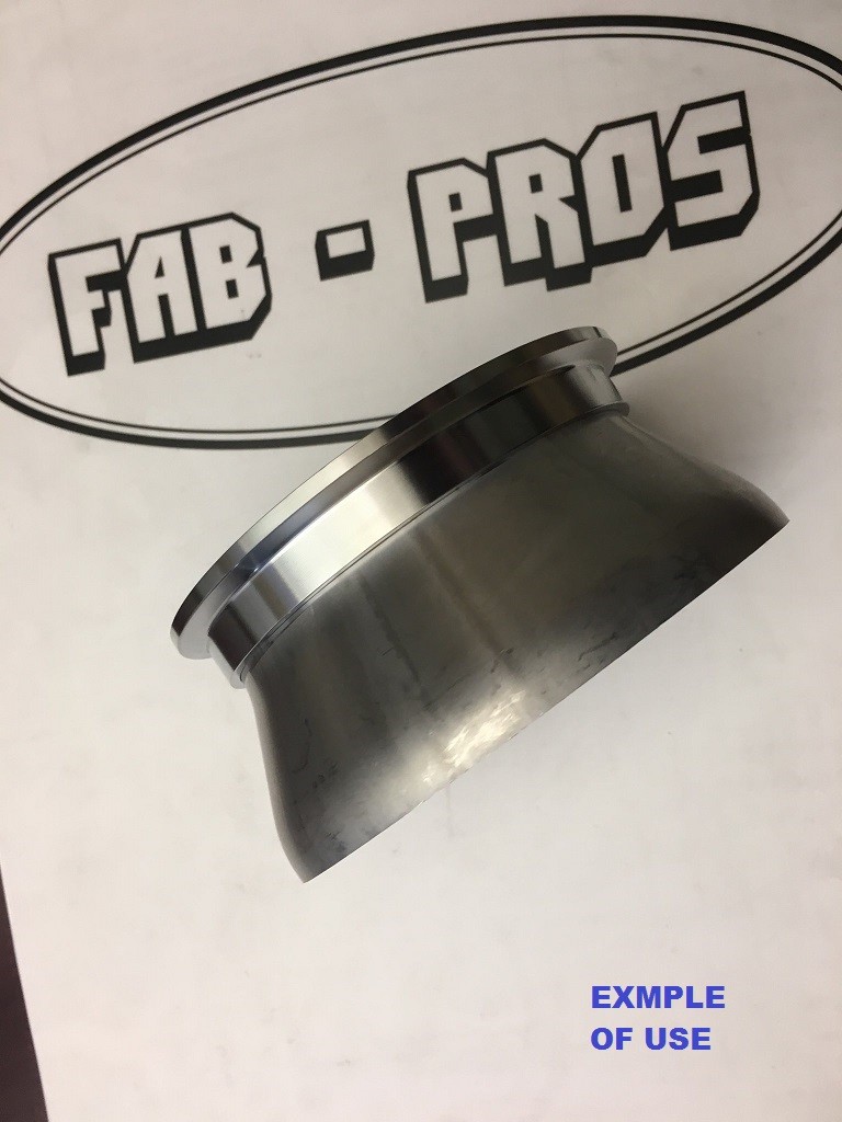 Stainless Steel (304 Grade) 2.5" to 3" Weld Transition - Reducer - Nicely Formed