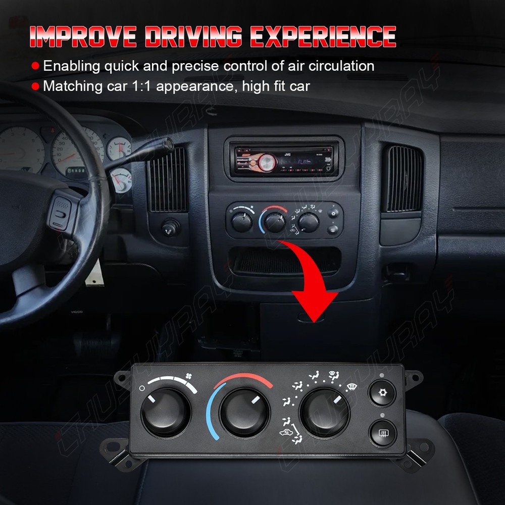 For 2006-2008 Dodge Ram 1500 2500 3500 Front A/C Heater Climate Control Module