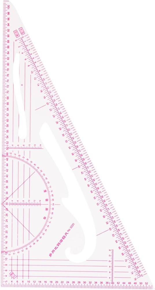 Pattern Making Ruler Acrylic French Curve Sewing Set 3pcs