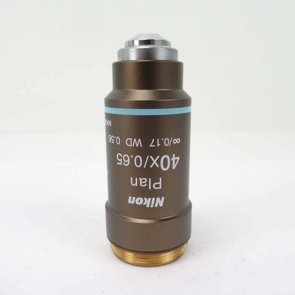 NIKON PLAN 40X/0.65 OFN22 CFI MICROSCOPE OBJECTIVE LENS FOR ECLIPSE SERIES
