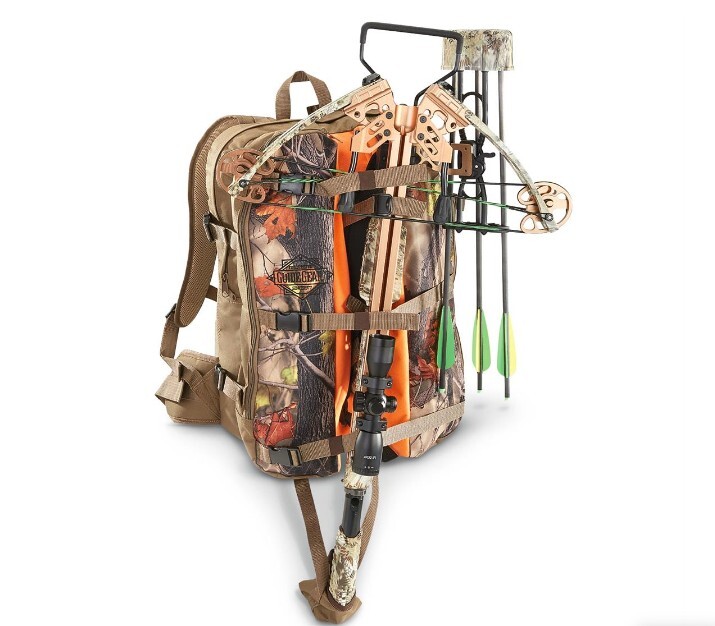 Guide Gear Crossbow Backpack Holder Large Camo. V2
