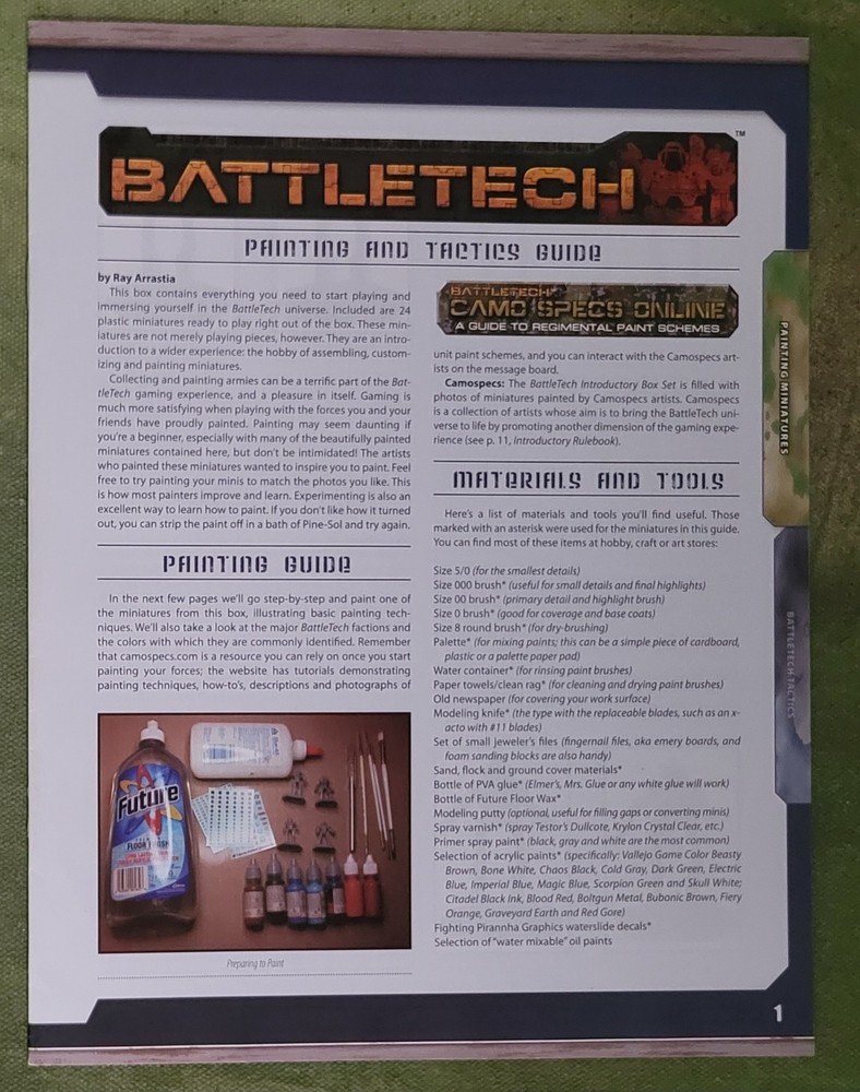 Battletech Introductory Box Set 4 books ONLY Catalyst Game Labs + Alpha Strike
