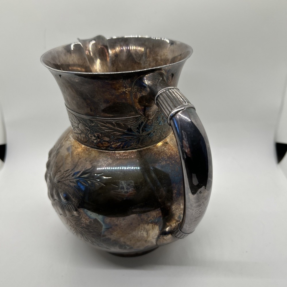 Vintage Silver Plate 8” Pitcher