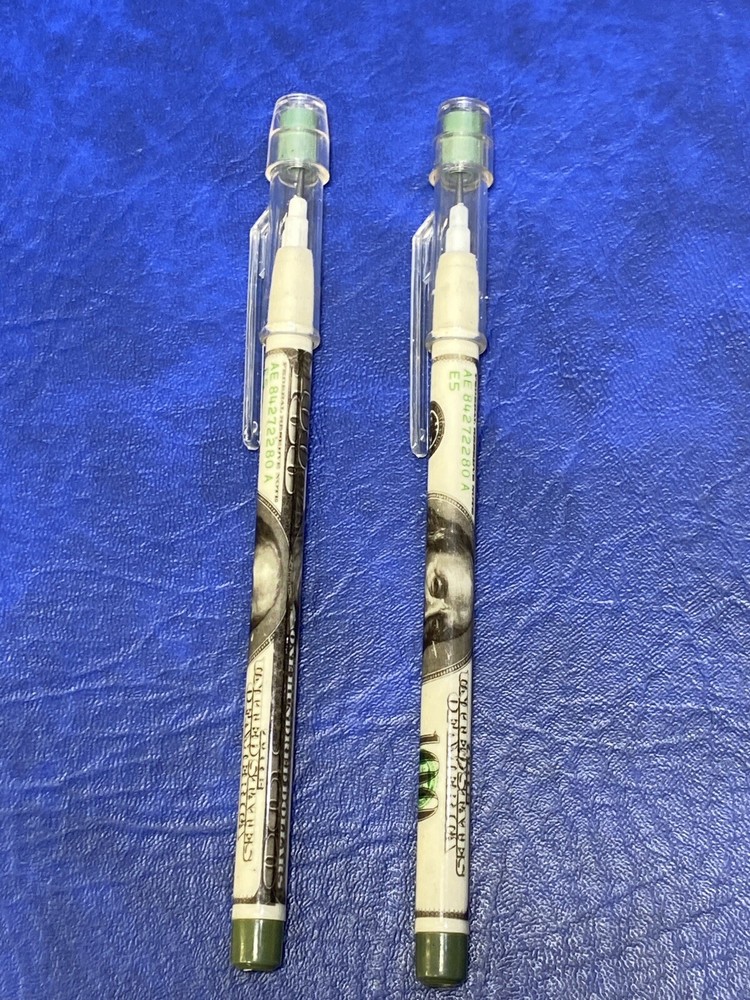 Lot of 2 Multi-Point Pencils Non-Sharpening Disposable Stacking Push Point Write