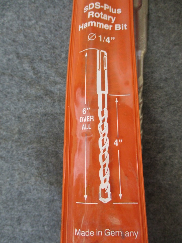 Hawera SDS-Plus Hammer Drill Bit 1/4" x 6" Germany