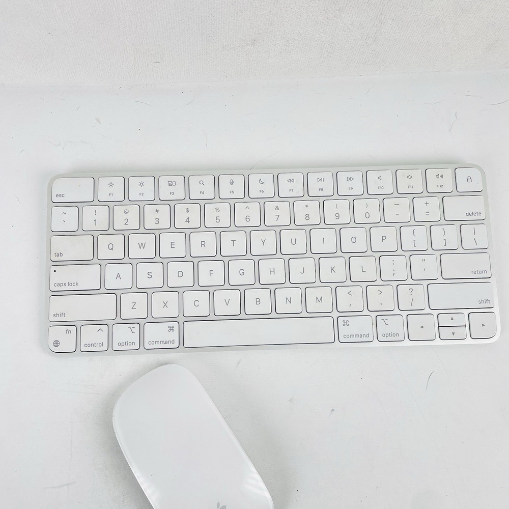 Apple Magic Keyboard A2450 + Magic Mouse 2 A1657 White – Tested