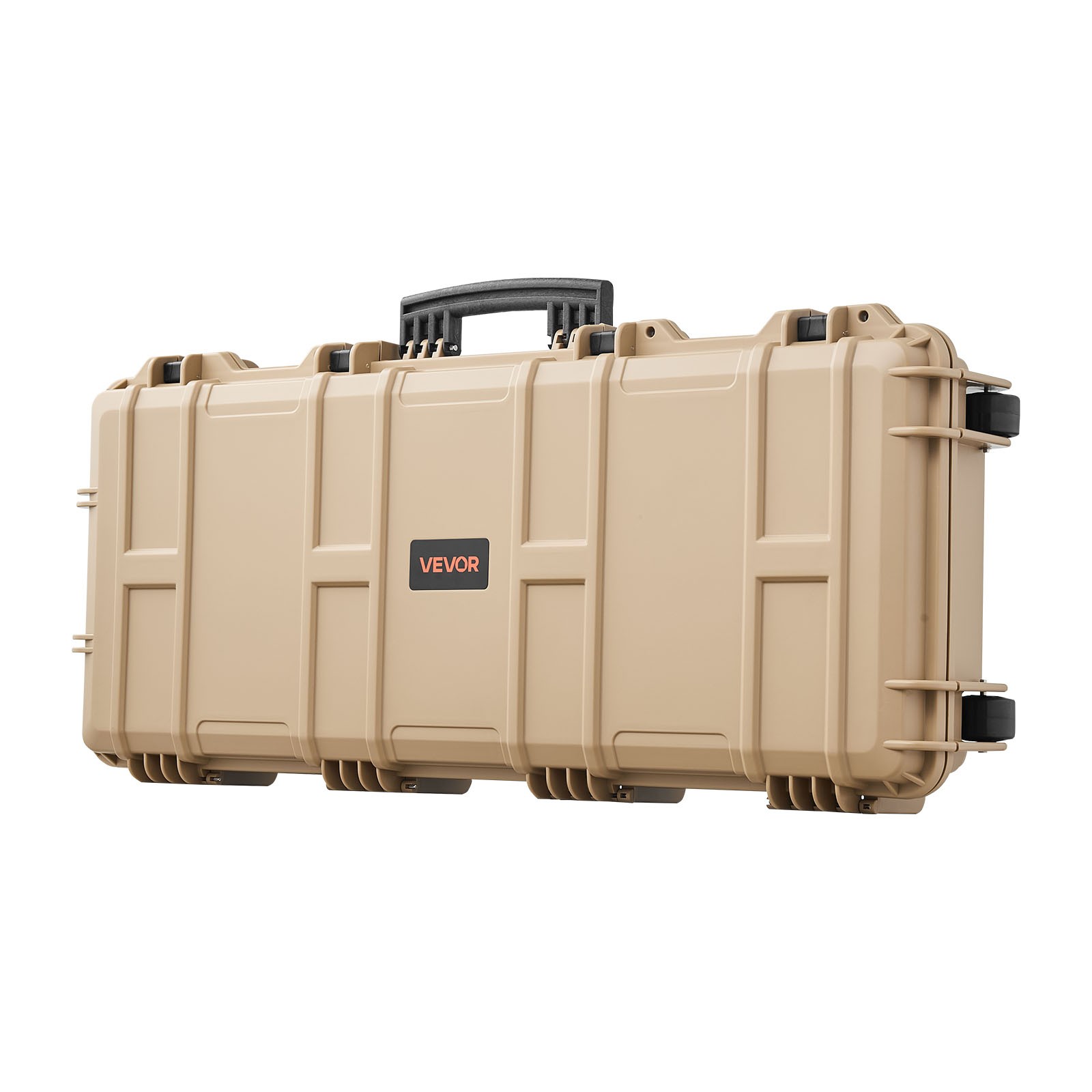 VEVOR Hard Rifle Case IP67 Waterproof Rifle Storage Case with Pre-cut Foam Khaki