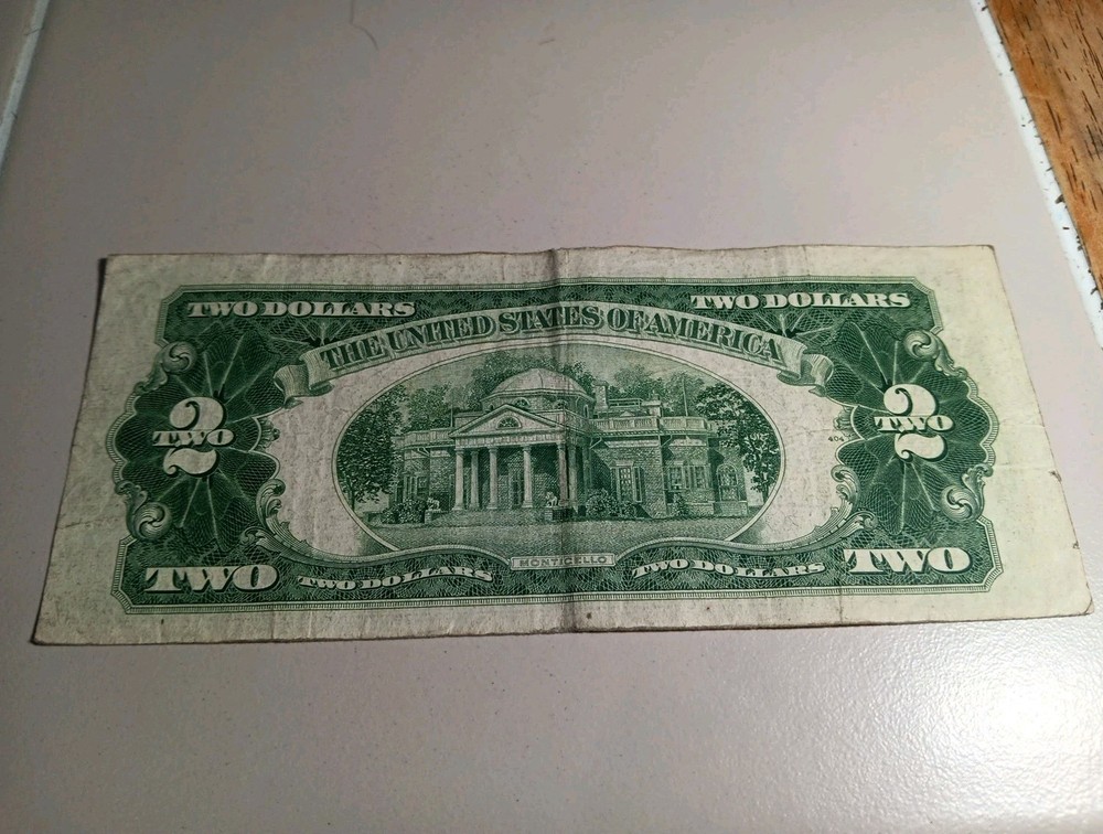 Series 1953-C 2 Dollar Bill Note Red Seal Circulated